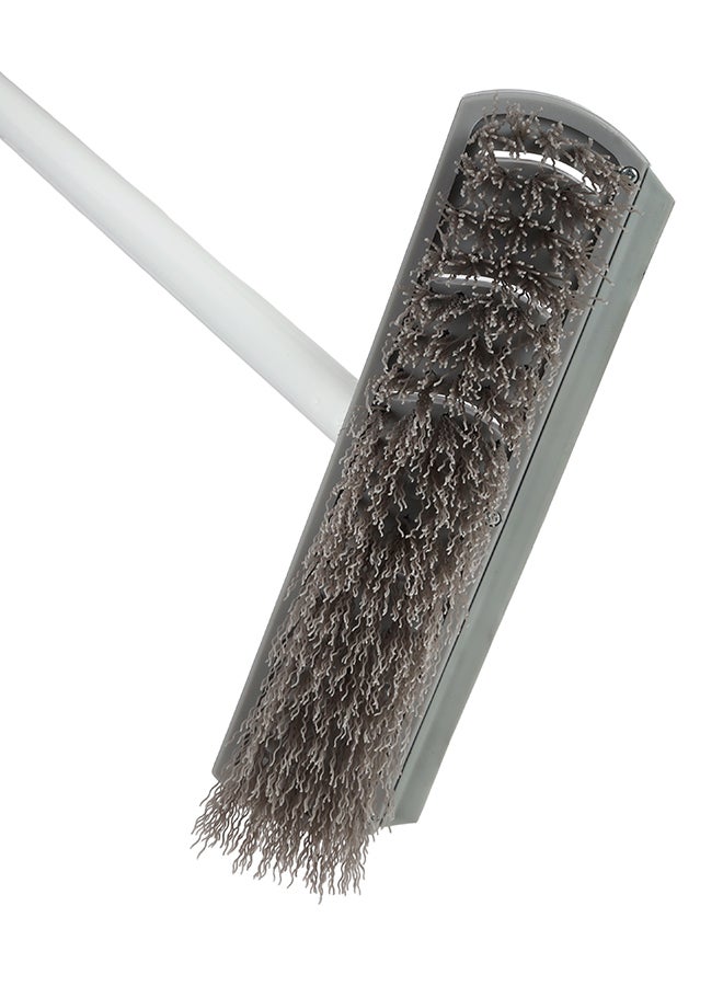 Royalford 26 cm Floor Hard Broom with Long Handle- RF12851/ Large and Wide Head, Compatible with All Flooring Types/ Ideal for Sweeping and Cleaning Room, Bathroom, Kitchen, Tiles, Concrete Floors, etc./ Highly Durable, Light-Weight and Elegant Design/ Grey - Image 5